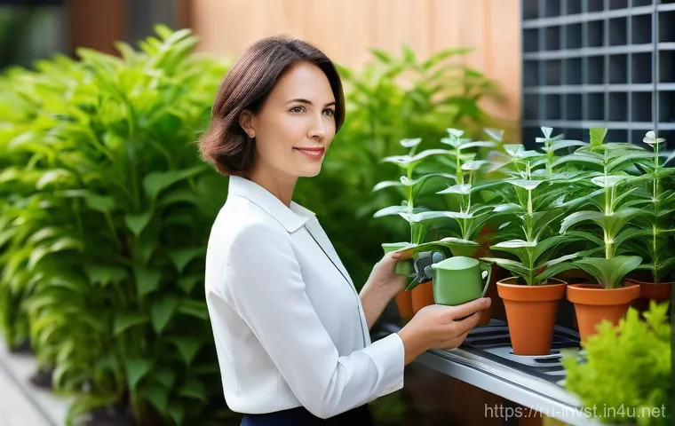주식 투자 리스크 관리 - **Prompt 1: The Diversified Investor's Garden**
    A serene, professional Russian woman in her late...