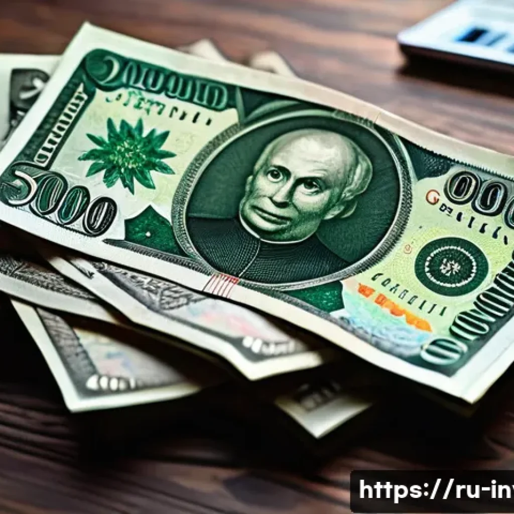 인덱스 투자와 시장수익률 - **Prompt 1: The Subtle Erosion of Savings by Inflation**
A highly detailed, realistic photograph...