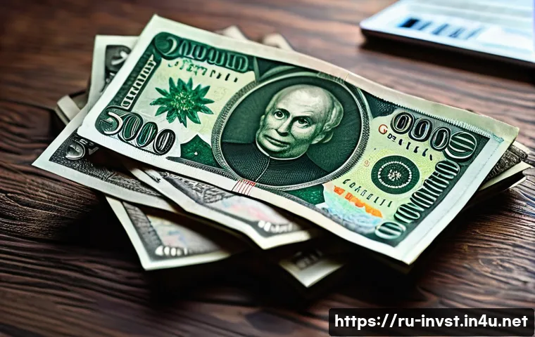 인덱스 투자와 시장수익률 - **Prompt 1: The Subtle Erosion of Savings by Inflation**
A highly detailed, realistic photograph...